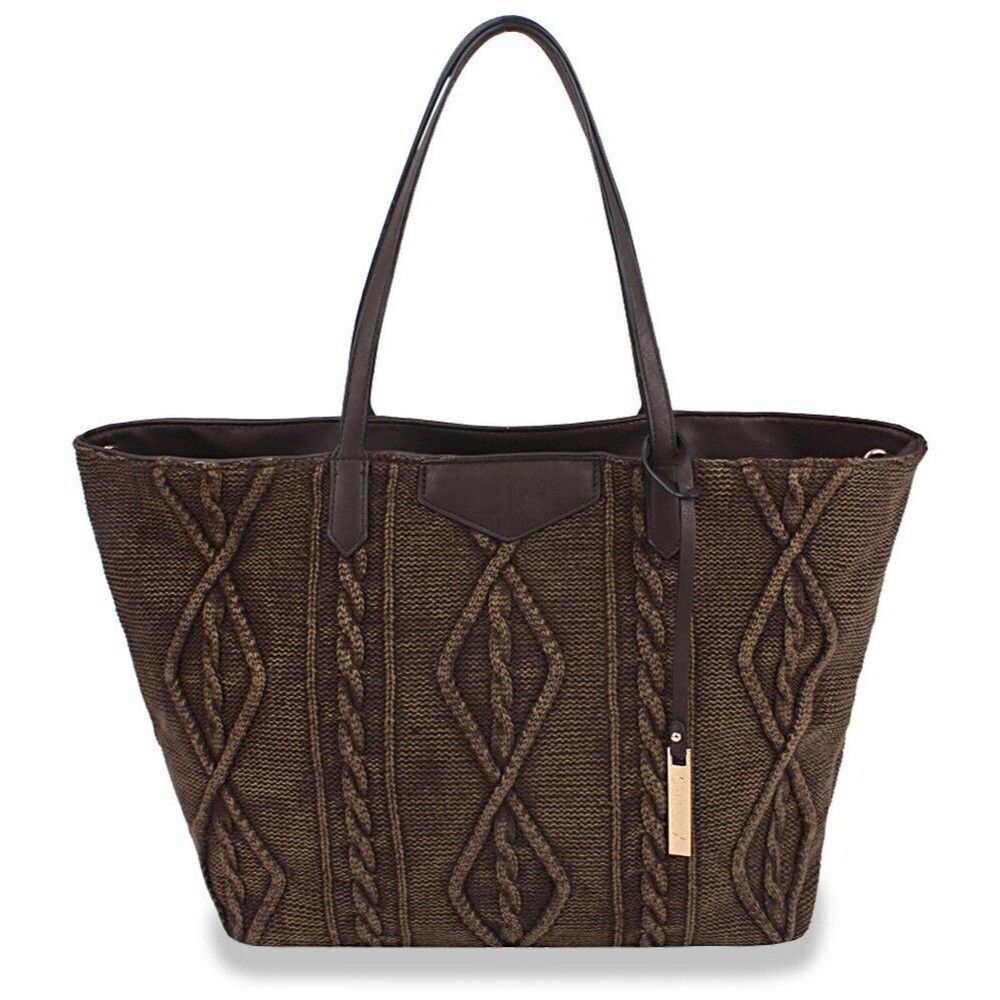 Women Handbag Purse Sweater Design Large Tote Handbag - Picture 2 of 2